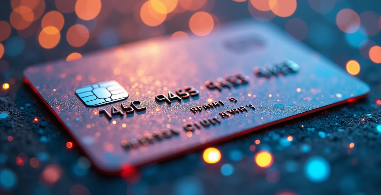 Dettaglio macro di elementi di sicurezza per pagamenti digitali