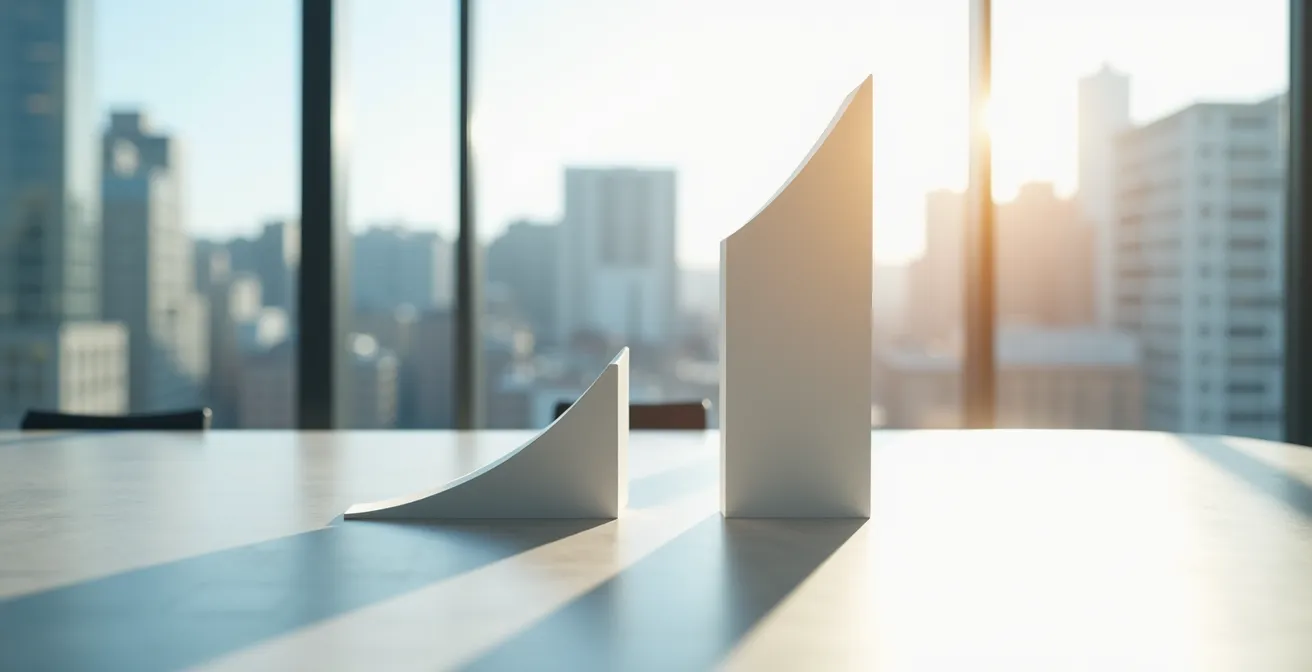 Grafico comparativo della deduzione fiscale nel tempo tra leasing e ammortamento