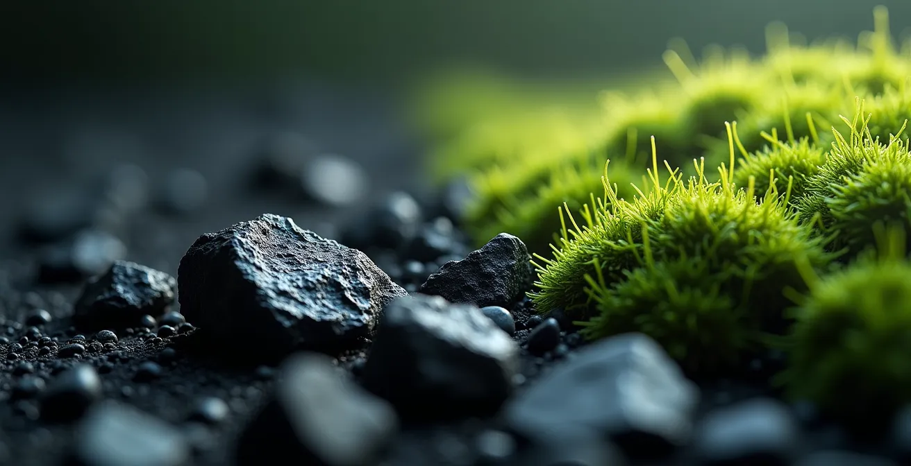 Grafico tridimensionale che mostra il crollo del valore delle azioni inquinanti